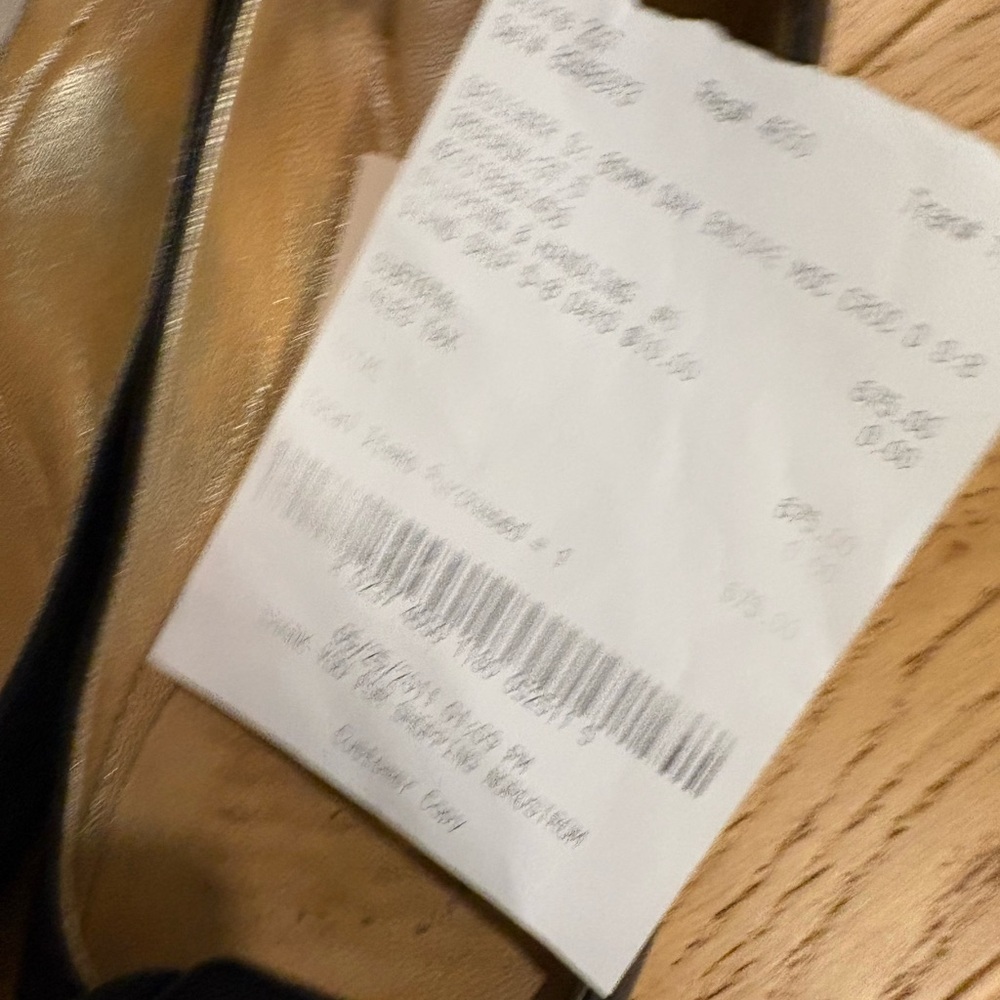 Jimmy Choo Black Leather Rosette Ballet Flats | Size 37.5 | Box | Authentic - Picture 4 of 12